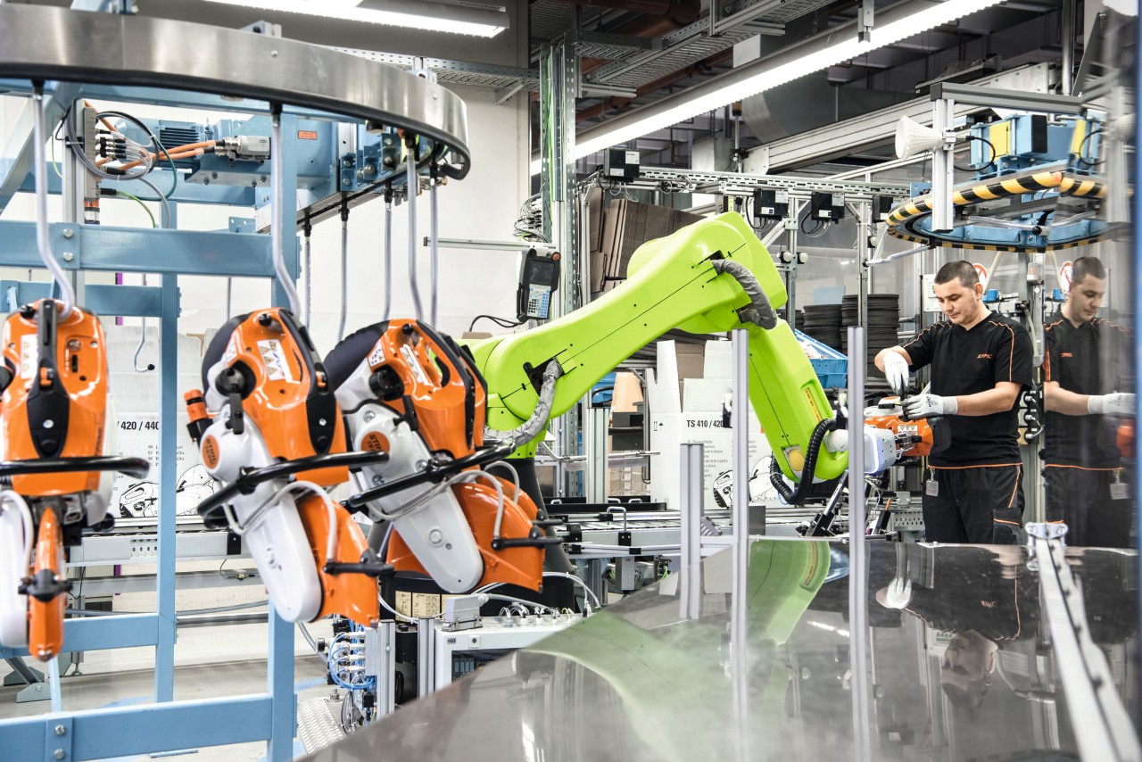 Производство в STIHL